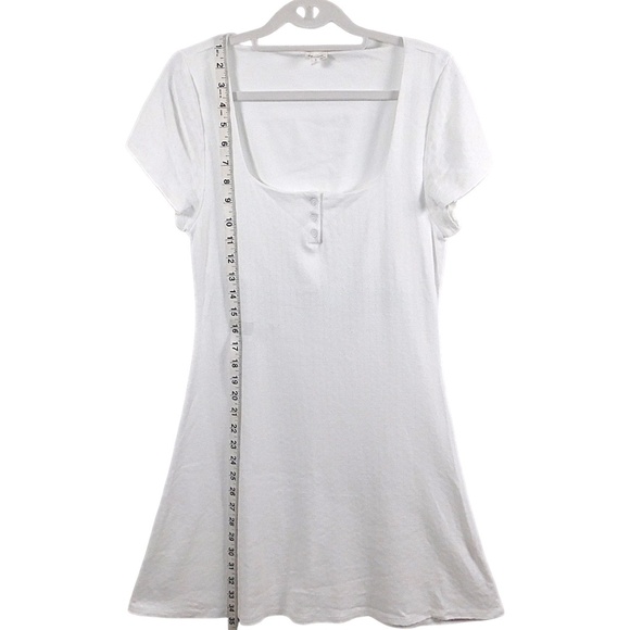 Skin Organic White Cotton Nightdress – Size 2 (Made in Peru) - Picture 10 of 11